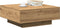 vidaXL - Salontafel - Artisan - Eiken - 80x80x31 - cm - Massief - Hout