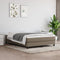 vidaXL - Pocketveringmatras - 140x190x20 - cm - stof - taupe