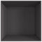 vidaXL - Vuurplaats - Vierkant - Zwart - 80x80x40 - cm - Staal