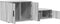 vidaXL - Opbergkast - Grijs - Sonoma - 108x41x40 - cm - Gefineerd - Hout