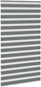 vidaXL - Zebra - rolgordijn - 120x200 - cm - stofbreedte - 115,9 - cm - donkergrijs