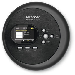 TechniSat DIGITRADIO CD 2GO BT - Portable CD-speler met DAB+ en FM - Bluetooth 5.1 - Zwart