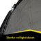Dunlop Trampoline 6FT - 183 x 50 CM - Trampoline met Veiligheidsnet 200 CM - Kinder Trampoline - Max. 80 KG - Zwart/Rood