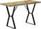 vidaXL - Eettafel - 120x60x76 - cm - massief - gerecycled - hout