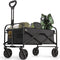 Avalo Bolderkar Opvouwbaar - Tot 110KG draagvermogen - 120L - 91x51x103 CM - 360º Wielen - Bolderwagen - Zwart