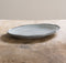 Dutch Rose Organic Ovale schaal - Serveerschaal - Stoneware Handgemaakt - 34xØ 23cm - Blauw