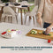 Princess Table Chef Pirouette - Gourmetstel Ø45cm - 1100W - 8 Personen - PFAS-Vrij - Regelbare thermostaat - Zwart