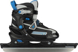 Nijdam Scratch Speeder - Noren - Verstelbaar - Semi-Softboot - Zwart/Zilvergrijs - 37-40