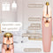 Sansbeauté® 2 in 1 - Wenkbrauw Trimmer - Pijnloze Gezichtsontharing - Pink Edition