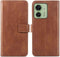 iMoshion Hoesje Geschikt voor Motorola Edge 40 Hoesje Met Pasjeshouder - iMoshion Luxe Bookcase - Bruin