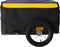 vidaXL - Fietstrailer - 30 - kg - ijzer - zwart - en - geel