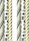 TOUCH OF GOLD - Cadeaupapier - Assortiment 6 rollen 3 meter x 70 cm - Multikleur