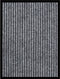 vidaXL - Deurmat - 40x60 - cm - gestreept - grijs