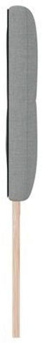 vidaXL - Hoofdbord - met - Knopen - - - Lichtgrijs - - - 200 - cm - - - Stof
