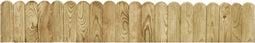 vidaXL - Gazonrand - 120 - cm - geïmpregneerd - grenenhout - groen