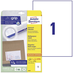 Zweckform etiketten 6119 wit VE25