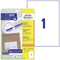 Zweckform etiketten 6119 wit VE25