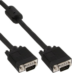 InLine 17719B - S-VGA Kabel M-M 2 meter - Dubbel afgeschermd - Zwart
