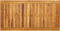 vidaXL Tuintafel 110x56x75 cm massief acaciahout