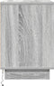 vidaXL - Nachtkastje - met - LED - in - Grijs - Sonoma - 50x34,5x50 - cm