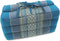 Meditatie en yoga zitkussen matje opvouwbaar draagbaar 40 cm x 40 cm x 7 cm Blauw