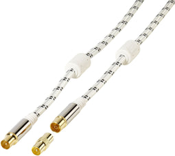 Vivanco 48/40 30GMW - Antennekabel - 3 m 120 dB - Wit