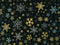 NORDIC LIGHTS Metallic cadeaupapier - Inpakpapier kerst - 3 rollen 150 x 70 cm (3 stuks)