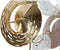 Decoratieve figuren DKD Home Decor Metaal Abstract (2 pcs) (65.4 x 9 x 51 cm)