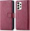 iMoshion Hoesje Geschikt voor Samsung Galaxy A53 Hoesje Met Pasjeshouder - iMoshion Luxe Bookcase - donkerrood
