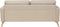 KALMAR - Tweezitsbank - Lichtbeige - Polyester