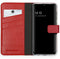 Selencia Galaxy A41 - Echt Lederen Bookcase - 3 Pashouders - Rood
