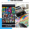 Livista Twinmarkers - Alcohol markers - 168 stuks - Dubbelzijdig