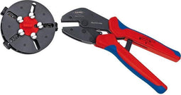 Knipex 973301 MultiCrimp Krimptang met wissellader en 3 krimpprofielen - 250mm