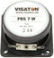 Visaton FRS 7 W - Breedbandluidspreker 2,5 inch 8 Ω - Zwart