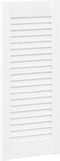 vidaXL - Kastdeuren - louvredesign - 4 - st - 61,5x29,5 - cm - wit