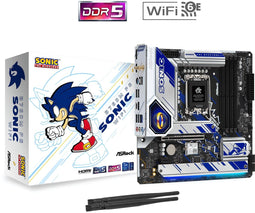 ASRock B760M PG Sonic WiFi - Moederbord - Intel B760 - 4x DDR5 - Micro-ATX - Wi-Fi 6E (802.11ax)