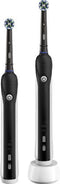 Oral-B PRO 790 - Elektrische Tandenborstel - Poetsdruksensor en Timer - Zwart (2 stuks)