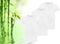 3 zachte bamboe T-shirts - Zwart - Ronde hals - XXL