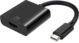 USB-C to HDMI Cable Aisens Conversor USB-C a HDMI 4k@60Hz, USB-C/M-HDMI/H, Black, 15cm 4K