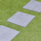 FAHAAM 4x Tuintegels – Grijze Kunststof Stapstenen met Betonlook – Antislip & Lichtgewicht – Voor Tu
