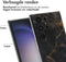 imoshion Hoesje Geschikt voor Samsung Galaxy S24 Ultra Hoesje Siliconen - imoshion Design hoesje - Meerkleurig / Black Marble