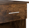 vidaXL - Bureau - met - Opbergruimte - Gerookt - Eiken - 90x49.5x75 - cm - Gelaagd - hout