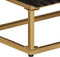 vidaXL - Dressoir - 55x30x76 - cm - massief - mangohout - en - ijzer - zwart