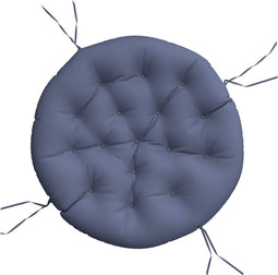 vidaXL - Zitkussen - rond - Ø - 100x11 - cm - oxford - stof - marineblauw