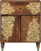 vidaXL - Nachtkastje - 50x33x60 - cm - Massief - Mangohout