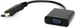 Gembird A-DPM-VGAF-02 - DisplayPort naar VGA adapter - 15 cm - Zwart
