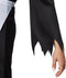 dressforfun - Griezelige heks M - lange jurk met hoed en schort - zwart/wit