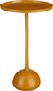 Mica Decorations Colin Bijzettafel - H58 x Ø34 cm - Gerecycled Aluminium - Bruin