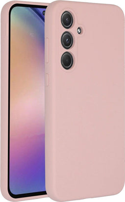Accezz Samsung Galaxy A55 - Liquid Silicone Backcover - Schokabsorberend - Roze