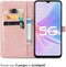 iMoshion Hoesje Geschikt voor Oppo A78 Hoesje Met Pasjeshouder - iMoshion Mandala Bookcase - Rosé Goud